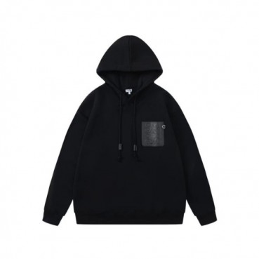 로에베 남성 캐쥬얼 블랙 후드티 - Loewe Mens Black Hoodie 