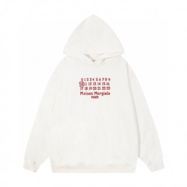메종마르지엘라 남성 화이트 후드티 - Maison margiela Mens White Hoodie 
