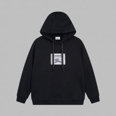 버버리 남성 블랙 후드티 - Burberry Mens Black Hoodie 