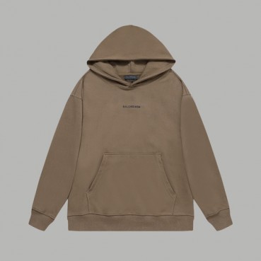 발렌시아가 남/녀 카멜 후드티 - Balenciaga Unisex Camel Hoodie 