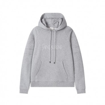 입생로랑 남성 캐쥬얼 그레이 후드티 - Saint laurent Mens Gray Hoodie 