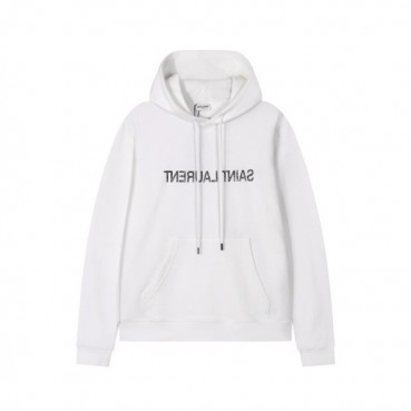 입생로랑 남성 캐쥬얼 화이트 후드티 - Saint laurent Mens White Hoodie 