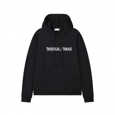 입생로랑 남성 캐쥬얼 블랙 후드티 - Saint laurent Mens Black Hoodie 