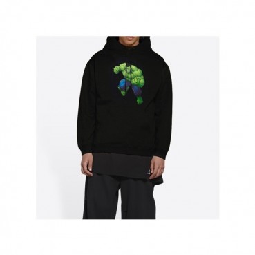 발렌시아가 남/녀 블랙 후드티 - Balenciaga Unisex Black Hoodie 