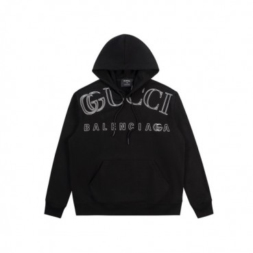 구찌 남/녀 트렌디 블랙 후드티 -  Gucci Unisex Black Hoodie 