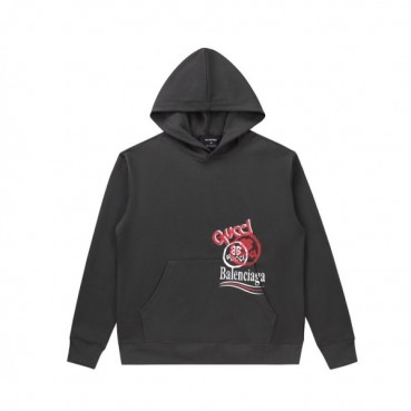 구찌 남/녀 트렌디 그레이 후드티 -  Gucci Unisex Gray Hoodie 