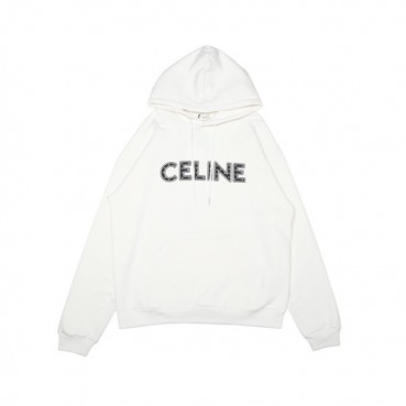 셀린느 남성 캐쥬얼 화이트 후드티 - Celine Mens White Hoodie 