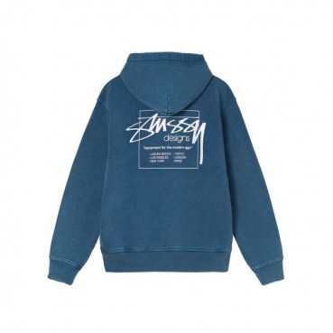 스터시 남성 블루 후드티 - Stussy Mens Blue Hoodie 