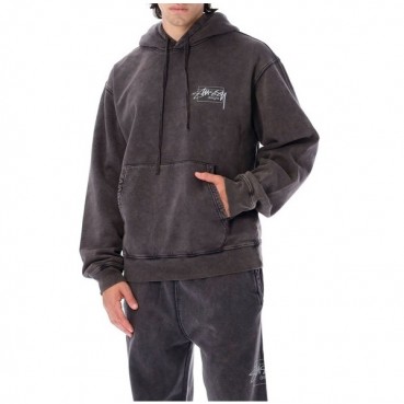 스터시 남성 블랙 후드티 - Stussy Mens Black Hoodie 