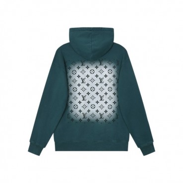 루이비통 남자 그린 후드티 - Louis vuitton Mens Green Hoodie 