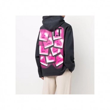 아크네 남/녀 블랙 후드티 - Acne Unisex Black Hoodie 