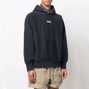 메종마르지엘라 남성 네이비 후드티 - Maison margiela Mens Navy Hoodie 