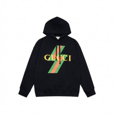 구찌 남/녀 트렌디 블랙 후드티 -  Gucci Unisex Black Hoodie 
