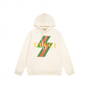 구찌 남/녀 트렌디 아이보리 후드티 -  Gucci Unisex Ivory Hoodie 