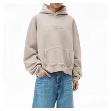 알렉산더왕 남성 캐쥬얼 베이지 후드티 - Alexander wang Mens Beige Hoodie 