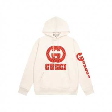 구찌 남/녀 트렌디 아이보리 후드티 -  Gucci Unisex Ivory Hoodie 