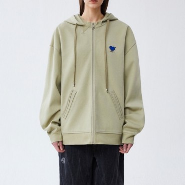 아더에러 남/녀 그레이 집업 후드티 - ADER Unisex Gray Hoodie 