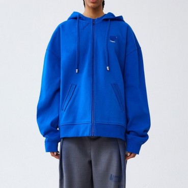 아더에러 남/녀 블루 집업 후드티 - ADER Unisex Blue Hoodie 