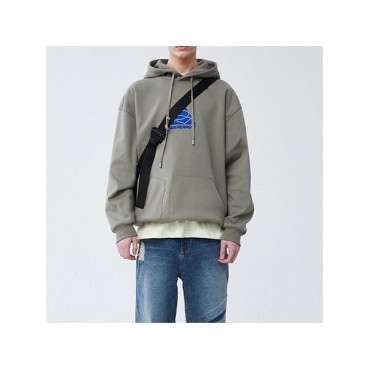 아더에러 남/녀 클래식 그레이 후드티 - ADER Unisex Gray Hoodie 