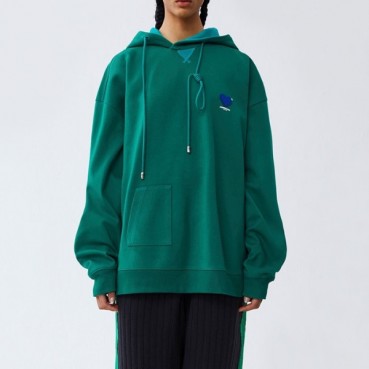 아더에러 남/녀 클래식 그린 후드티 - ADER Unisex Green Hoodie 