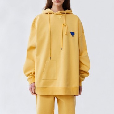 아더에러 남/녀 클래식 옐로우 후드티 - ADER Unisex Yellow Hoodie 