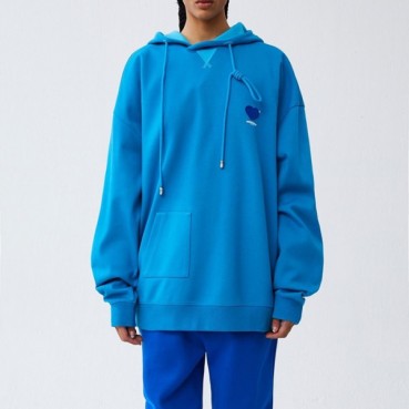 아더에러 남/녀 클래식 블루 후드티 - ADER Unisex Blue Hoodie 