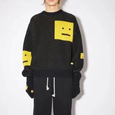 아크네 남/녀 블랙 후드티 - Acne Unisex Black Hoodie 