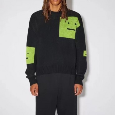 아크네 남/녀 블랙 후드티 - Acne Unisex Black Hoodie 