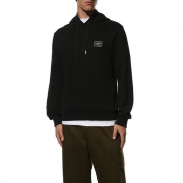 돌체앤가바나 남성 블랙 후드티 - Dolce&Gabbana Mens Black Hoodie 