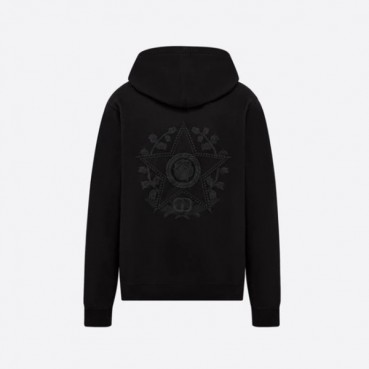 디올 남자 캐쥬얼 블랙 후드티 - Dior Mens Black Hoodie 