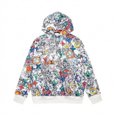 루이비통 남자 베이직 화이트 후드티 - Louis vuitton Mens White Hoodie 