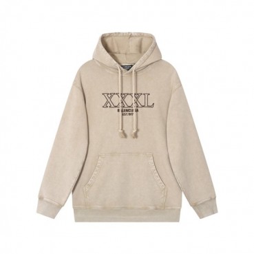 발렌시아가 남/녀 캐쥬얼 베이지 후드티 - Balenciaga Unisex Beige Hoodie 