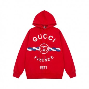 구찌 남/녀 트렌디 레드 후드티 -  Gucci Unisex Red Hoodie 