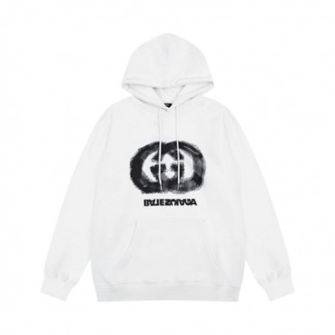구찌 남/녀 트렌디 화이트 후드티 -  Gucci Unisex White Hoodie 
