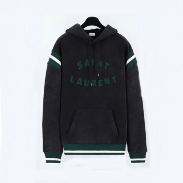 입생로랑 남성 캐쥬얼 블랙 후드티 - Saint laurent Mens Black Hoodie 
