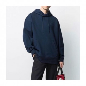 요지야마모토 남성 캐쥬얼 네이비 후드티 - Y3 Mens Navy Hoodie 