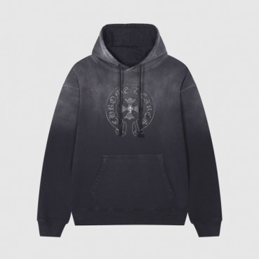 크롬하츠 남/녀 블랙 후드티 - Chrom hearts Unisex Black Hoodie 