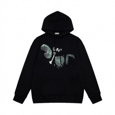 디올 남자 베이직 블랙 후드티 - Mens Black Hoodie 
