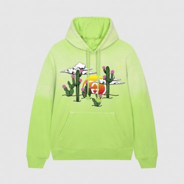 구찌 남/여 트렌디 그린 후드티 - Unisex Green Hoodie 