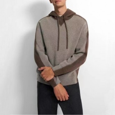 에르메네질도 제냐 남성 브라운 후드티 - Ermenegildo Zegna Mens Brown Hoodie 