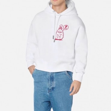 아미 남성 캐쥬얼 화이트 후드티 - Mens White Hoodie 