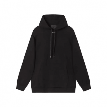 프라다 남성 캐쥬얼 블랙 후드티 - Mens Black Hoodie 