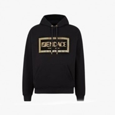베르사체 남성 메두사 블랙 후드티 - Mens Black Hoodie 