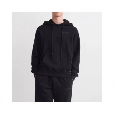 오프화이트 남성 캐쥬얼 블랙 후드티 - Mens Black Hoodie 