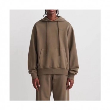 오프화이트 남성 캐쥬얼 카멜 후드티 - Mens Camel Hoodie 