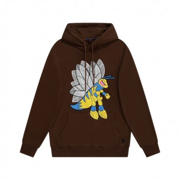 루이비통 남자 베이직 브라운 후드티 - Unisex Brown Hoodie 