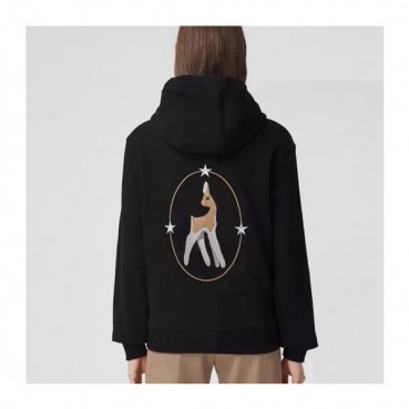 버버리 여성 클래식 블랙 후드티 - Womens Black Hoodie 