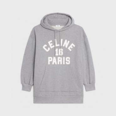 셀린느 여성 그레이 캐쥬얼 후드티 - Womens Gray Hoodie 