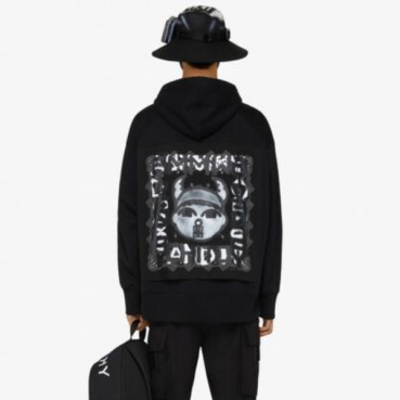 지방시 남/녀 유니크 집업 블랙 후드티 - Unisex Black Hoodie 