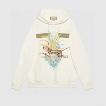 Gucci  Unisex Logo Casual Hoodie Ivory - 구찌 2022 남/녀 로고 캐쥬얼 후드티 Guc04550x Size(xs 